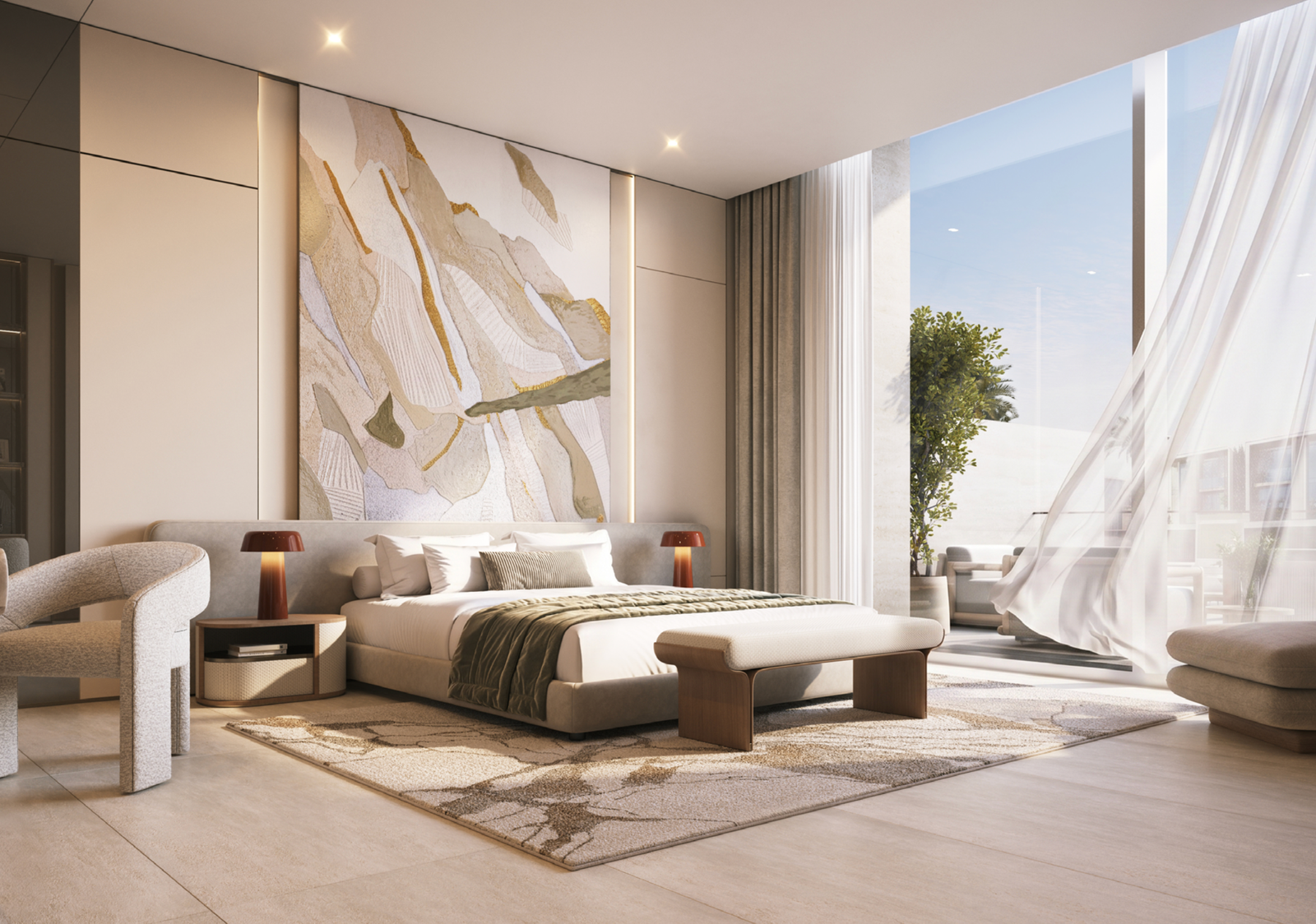 Interior bedroom